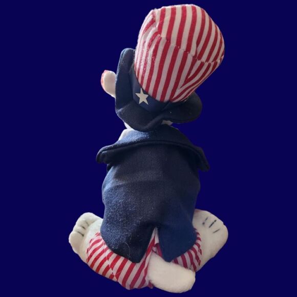 Target Store Bullseye Uncle Sam Plush Hat Independence Day 4th of July - Picture 3 of 3